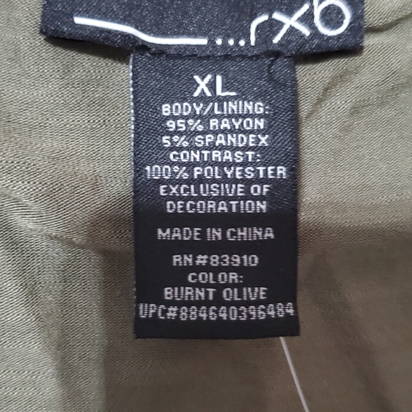 3 for 25 NWT RXb  embroidered top size XL - Picture 2 of 5